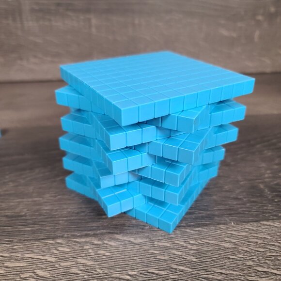 161-Piece Interlocking Base Ten Starter Set for Engaging Early Math Learning - Picture 6 of 14